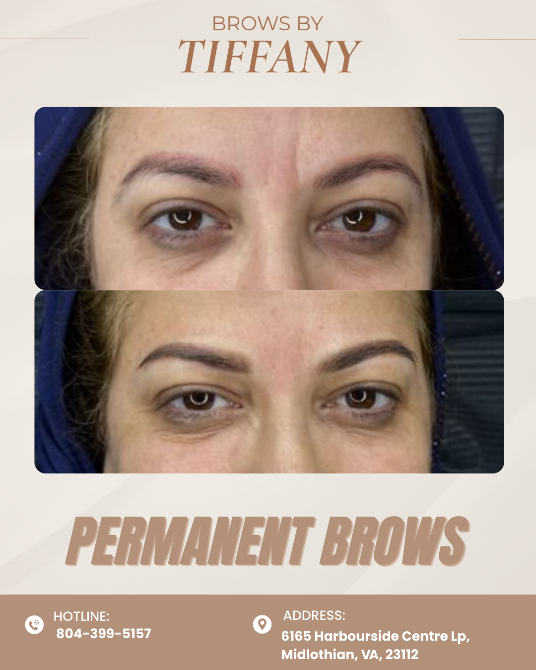 Permanent Brows Before & After